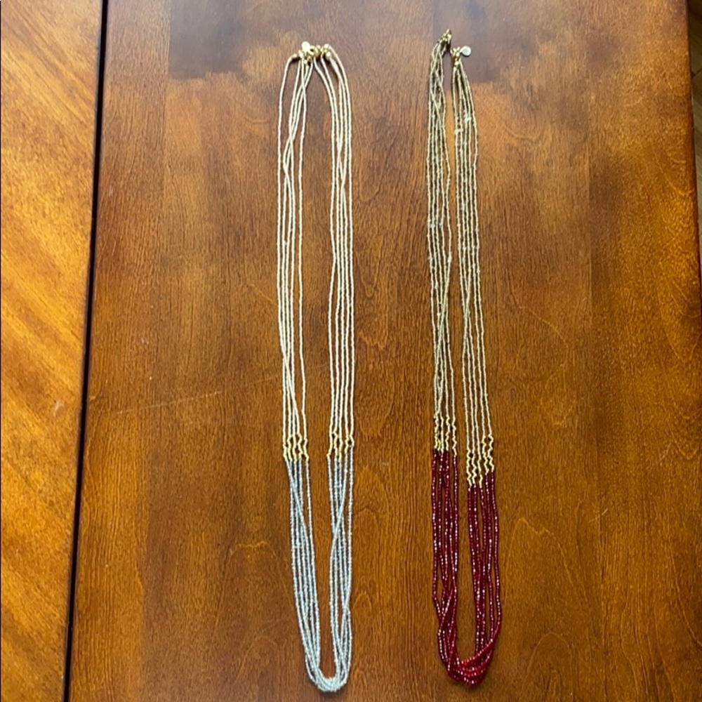 LOFT beaded necklaces